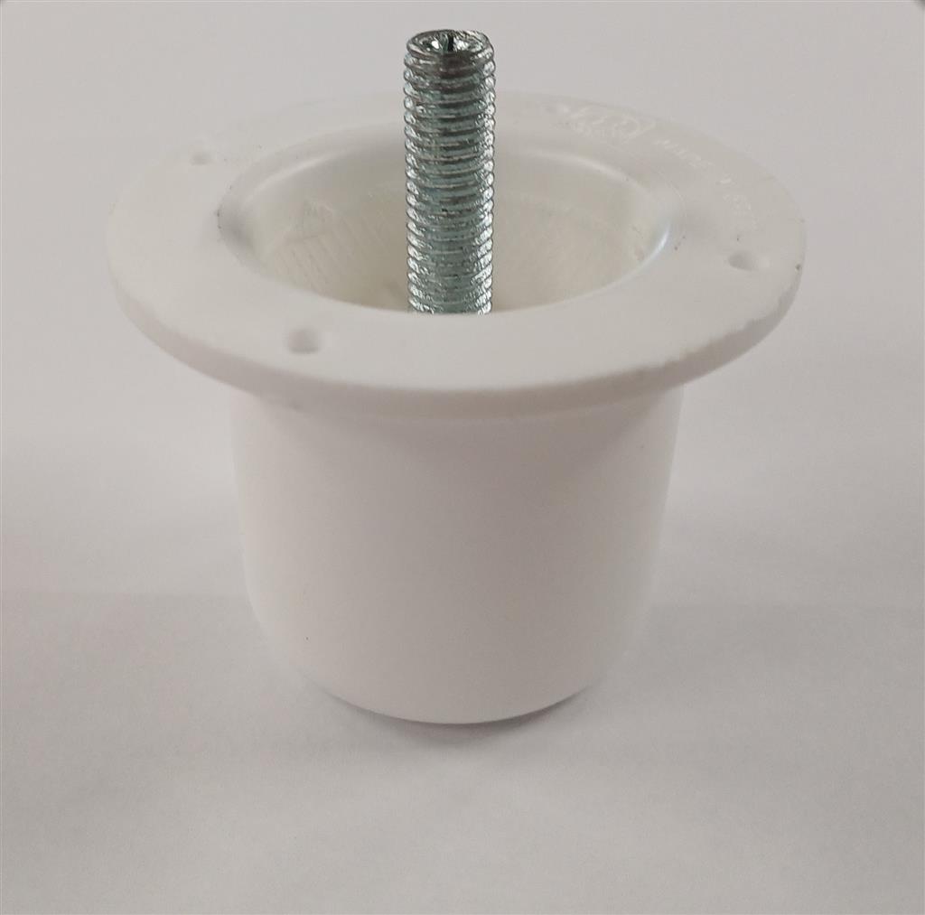 ADJUSTABLE PLINTH FOOT 45-70 WHITE