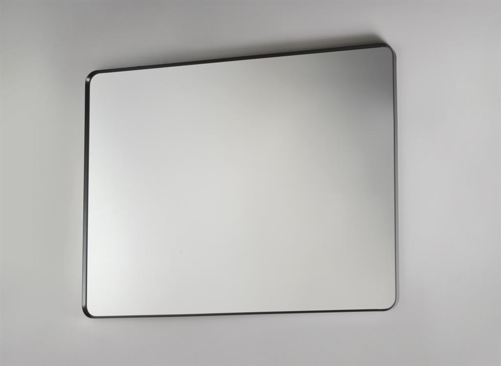 MIRROR PERSEO BLACK 800X400 mm