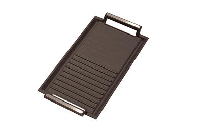 IRON GRID CATA 03002004, Smooth/BBQ, 27,2x45,5cm, for induction top
