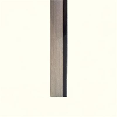 CANTO 3-D 23X1MM CRISTAL NEGRO