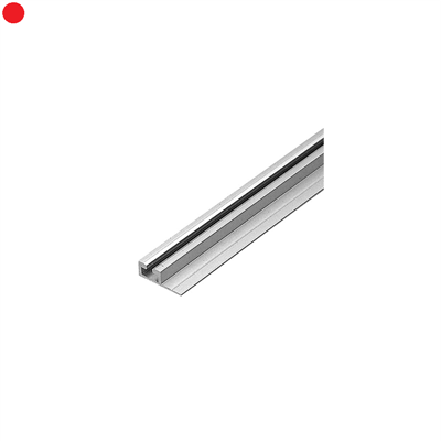 BOTTOM RAIL SINGLE SILVER 3M