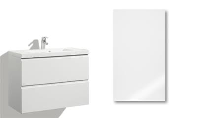 LOMIA SINK CABINET WITH 100CM IIRIS GLOSSY DOOR, 2 DRAWERS