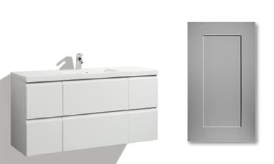 LOMIA SINK CABINET WITH SIRENA GREY DOOR, 6 DRAWERS, COLLECTED