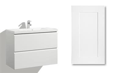 LOMIA SINK CABINET 50CM SIRENA WHITE DOOR, 2 DRAWERS, COLLECTED