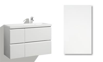 LOMIA SINK CABINET 90CM BASIC DOOR, 4 DRAWERS, SINK ON LEFT SIDE