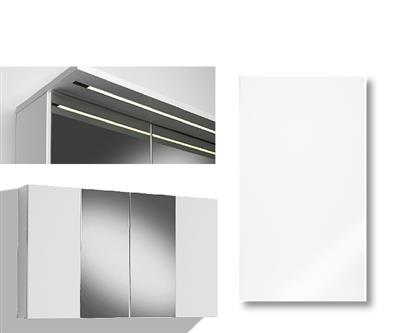 MIRROR CABINET 120CM SELMA DOOR, 2 DOORS, 2 MIRROR DOORS, LIGHT PANEL LED STRIP