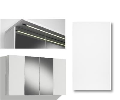 MIRROR CABINET 120CM SOFIA DOOR, 2 DOORS, 2 MIRROR DOORS, LIGHT PANEL LED STRIP