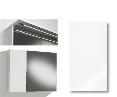 MIRROR CABINET 90CM SELMA DOOR, 2 MIRROR DOORS, LIGHT PANEL LED STRIP, LEFT