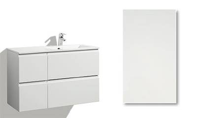 TANGO SINK CABINET 90CM SELMA DOOR, 4 DRAWERS, SINK ON THE RIGHT