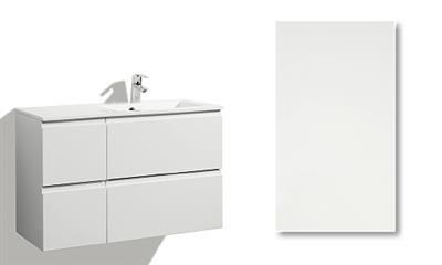 TANGO SINK CABINET 90CM SOFIA DOOR, 4 DRAWERS, SINK ON THE RIGHT