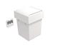 WASTE CONTAINER WHITE 174*176*229 mm