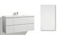 LOMIA SINK CABINET WITH SELMA DOOR, 6 DRAWERS