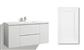 LOMIA SINK CABINET 120 WITH SIRENA WHITE DOOR, 2 DRAWERS, 2 DOORS, COLLECTED