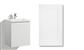 LOMIA SINK CABINET 50CM WITH SIRENA WHITE DOOR, LEFT, COLLECTED