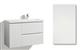 LOMIA SINK CABINET 90CM SELMA DOOR, 2 DRAWERS, 1 DOOR, SINK ON RIGHT SIDE, COLLECTED