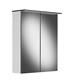 MIRROR CABINET 80CM WITH MIRROR DOORS LED