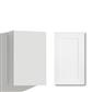 WALL CABINET 50CM SIRENA WHITE DOOR, RIGHT