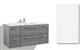 TRISTAN SINK CABINET 120CM INTEGRA MATTE, 6 DRAWERS, COLLECTED