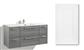 TRISTAN SINK CABINET 120CM SIRENA WHITE DOOR, 6 DRAWERS, COLLECTED